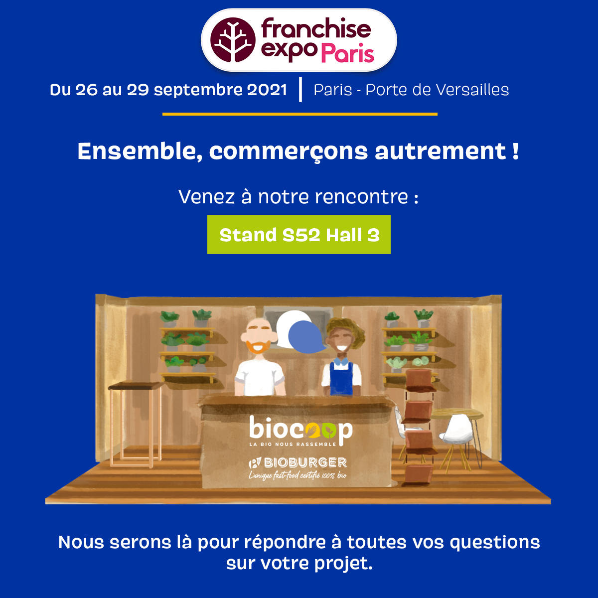 Retrouvez Biocoop à Franchise Expo Paris du 26 au 29 septembre